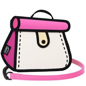 3136 Original 2D Cartoon Crossbody Bag Cake - Fun Pop Art, Novelty Cross
